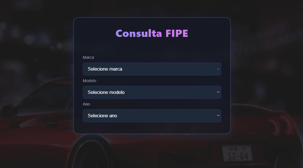 Consulta Fipe